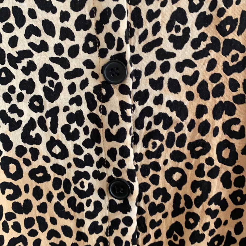 Button Front Mini Dress - Picture 4 of 6
